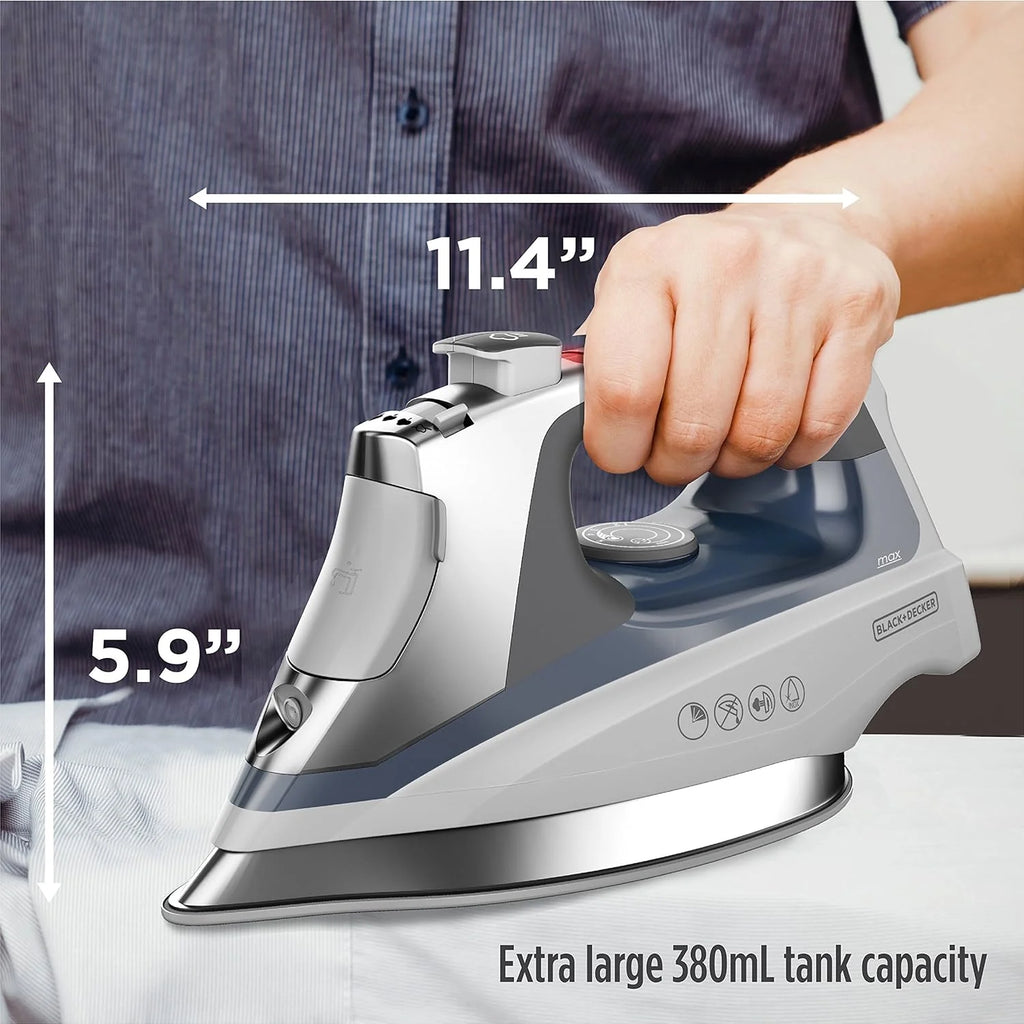 BLACK+DECKER Allure Professional Steam Iron, 30% More Steam