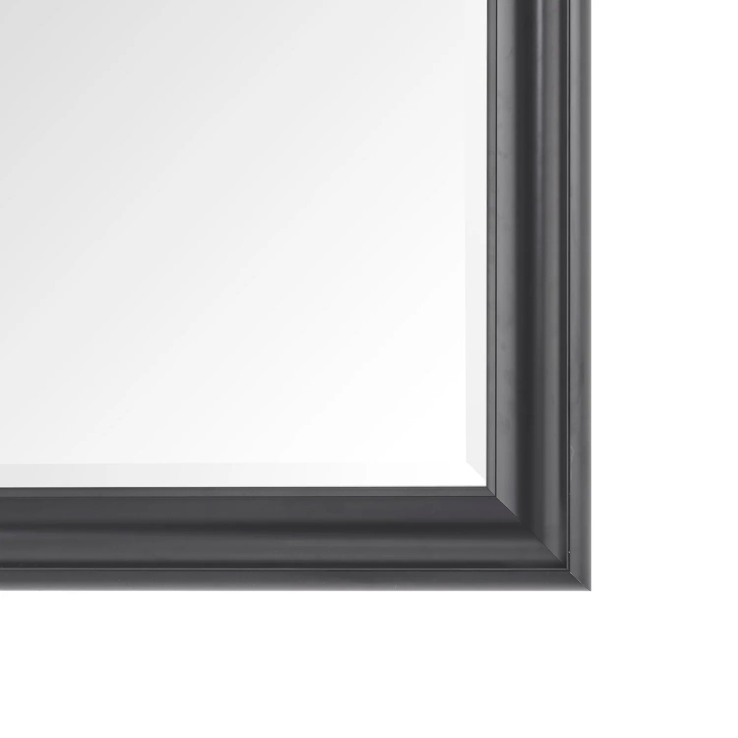 Tall Mirror Full Body Oversized Mirror Smooth Faux Wood Frame Rectangle Wall Mounted Hanging Mirror