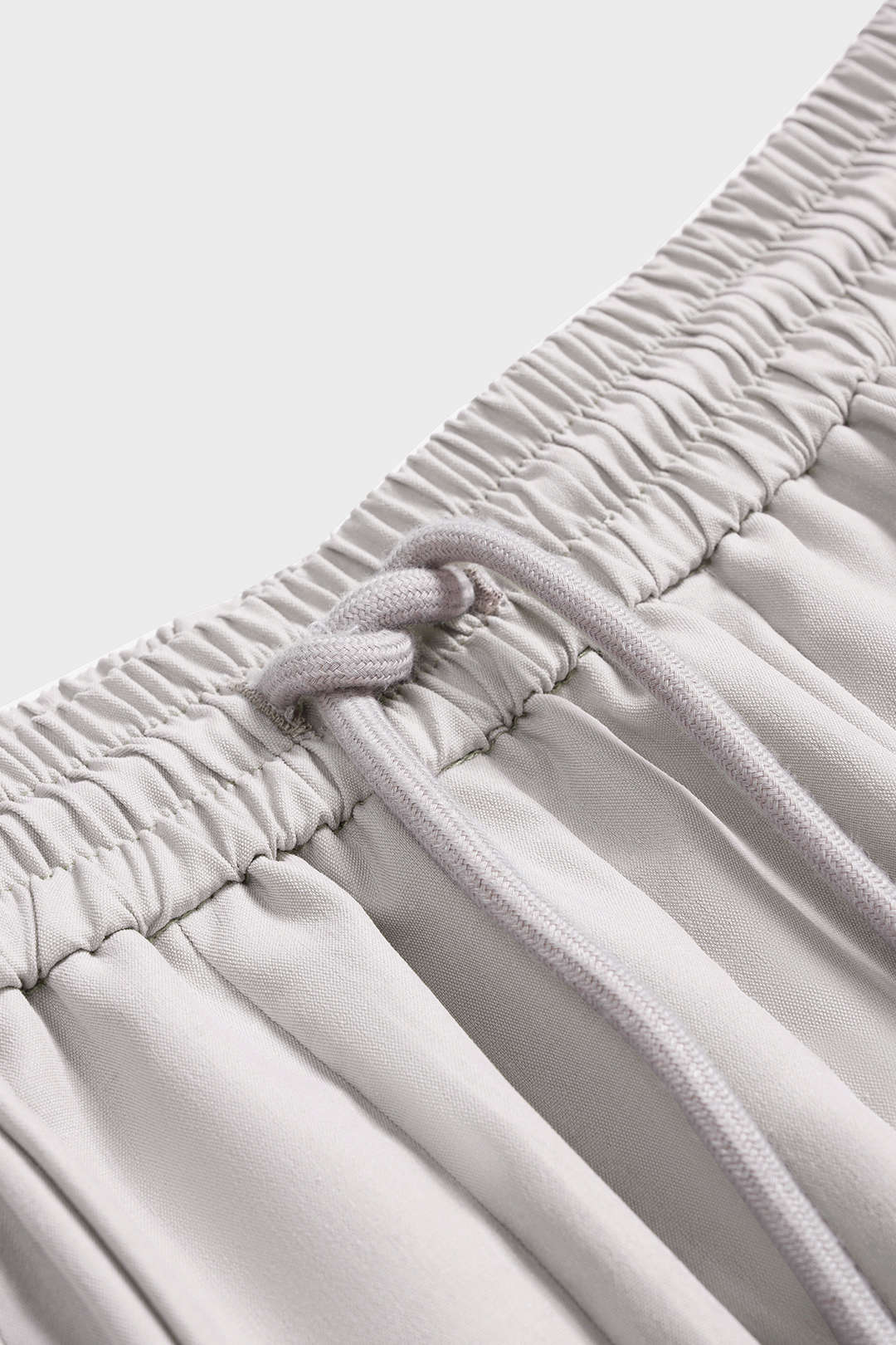 Drawstring Ruffle Trousers