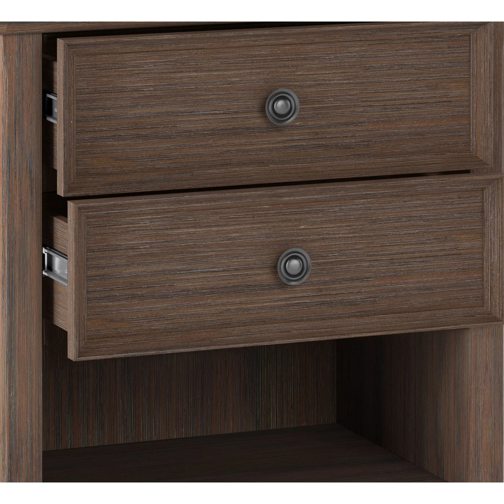 WYNDENHALL Halifax SOLID WOOD 24 inch Wide Bedside Nightstand Table