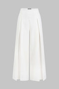 Solid High Waist Wide Leg Pants