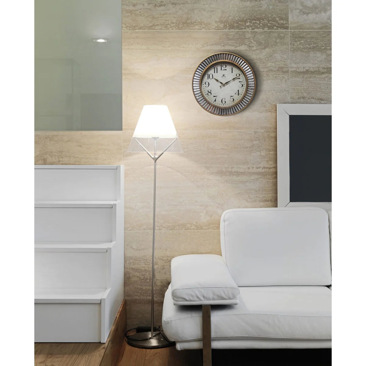 Ruche Rustic Industrial 16-inch Wall Clock by Infinity Instruments - 16 x 2 x 16
