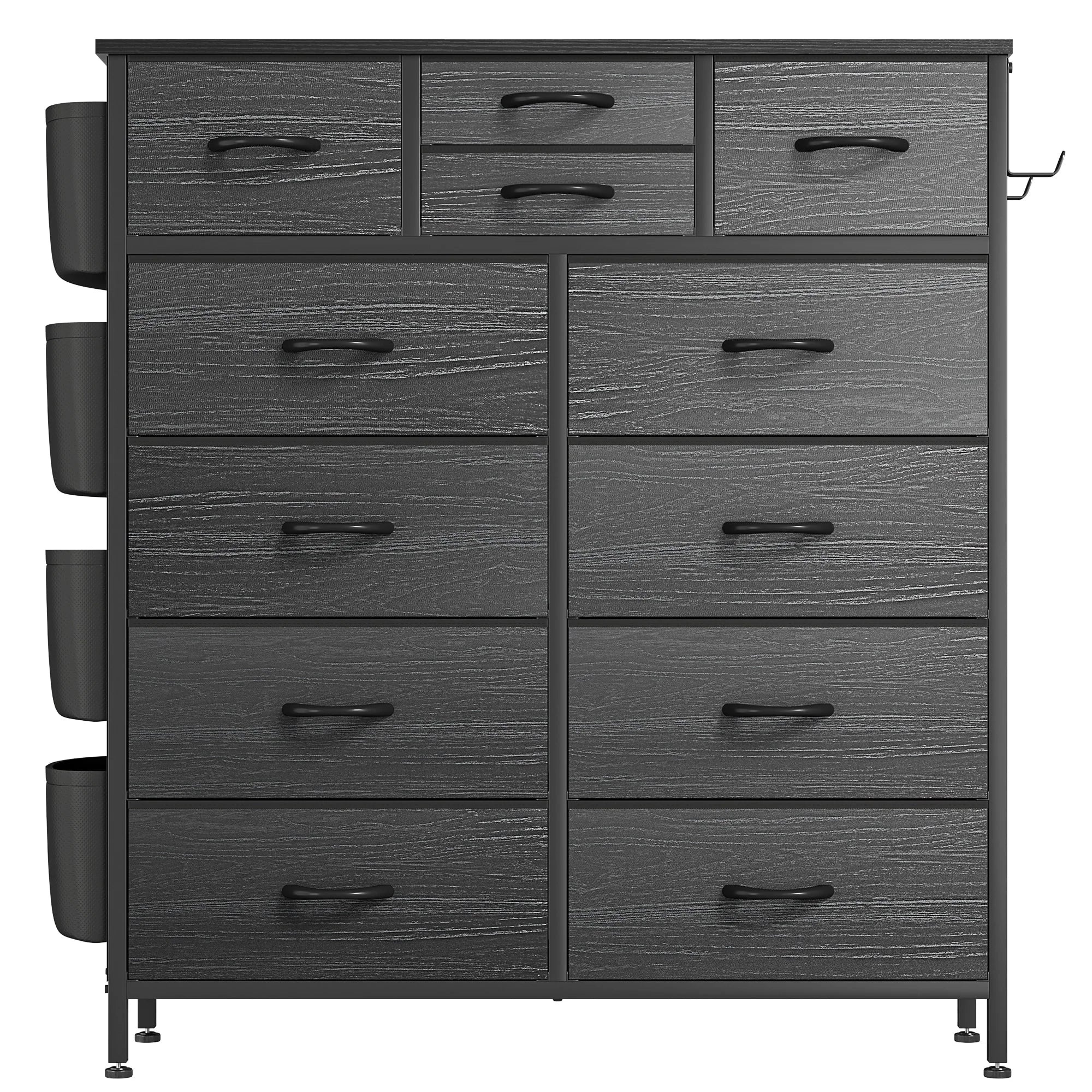 12 Drawer Dresser Fabric Tall Dressers for Bedroom Chest of Drawers
