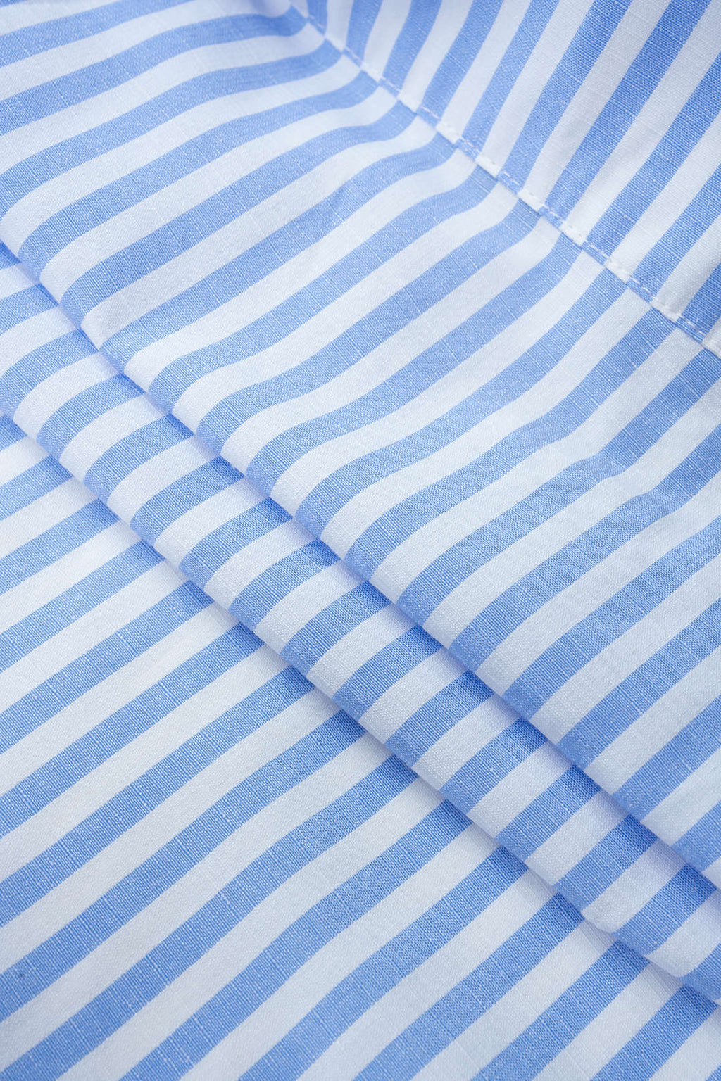 Striped Print Linen Knotted Tank Top