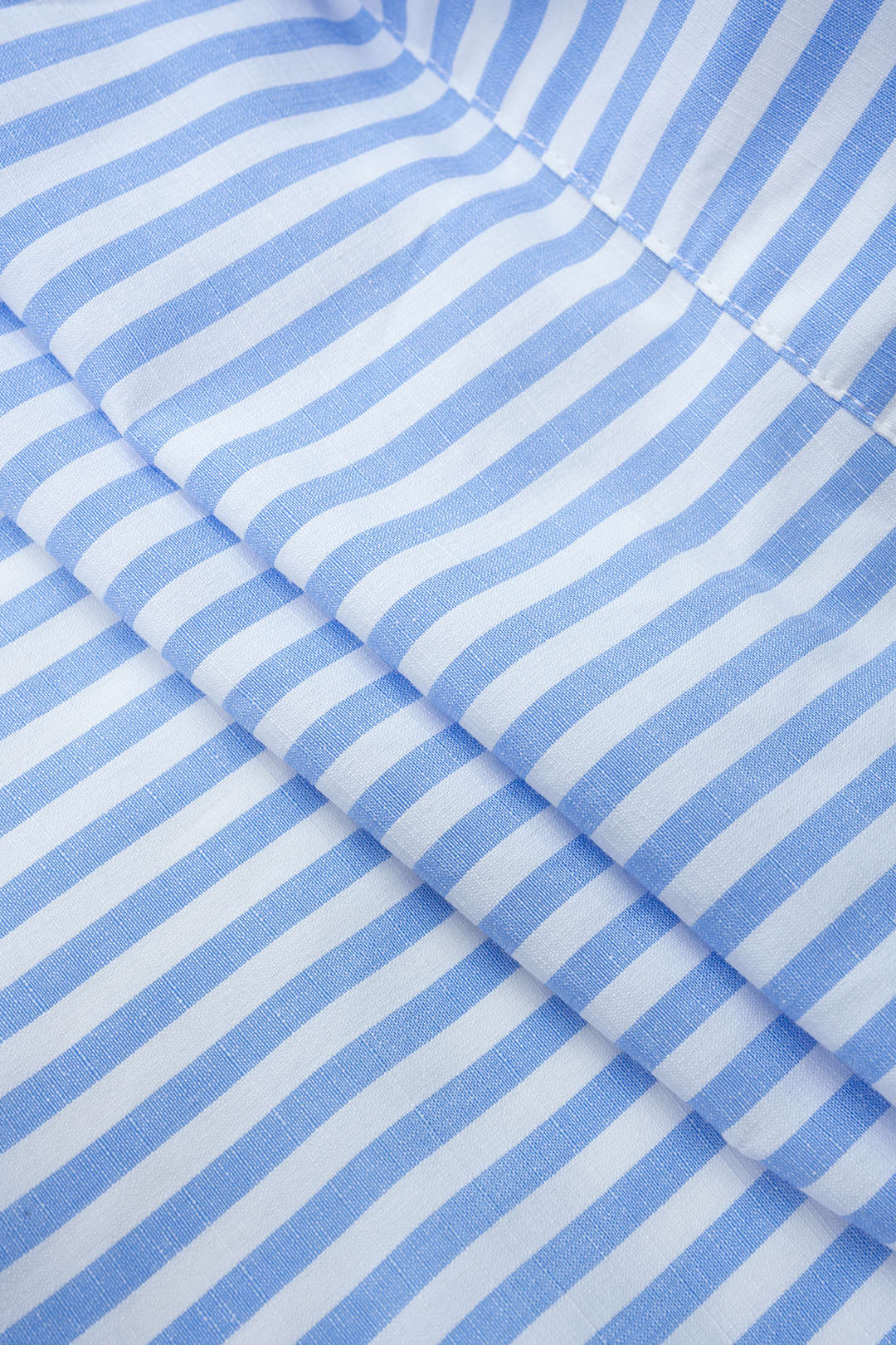 Striped Print Linen Knotted Tank Top
