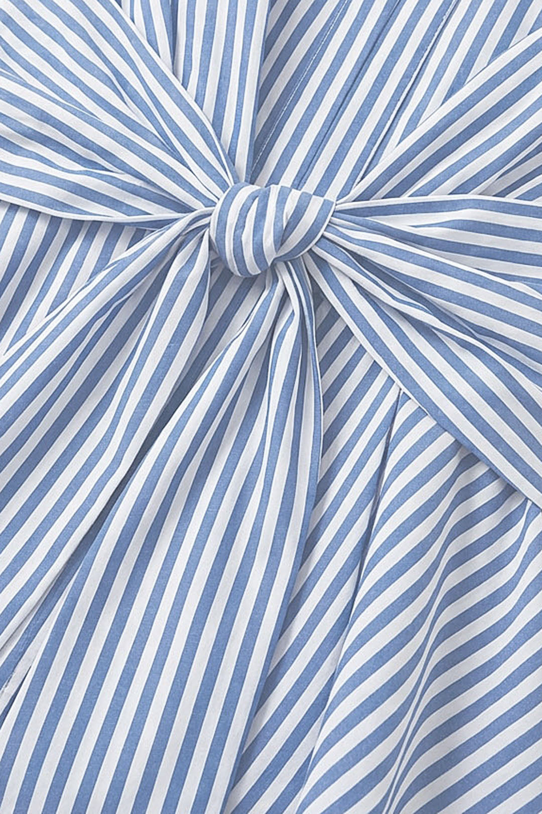 Striped Print Linen Knotted Tank Top