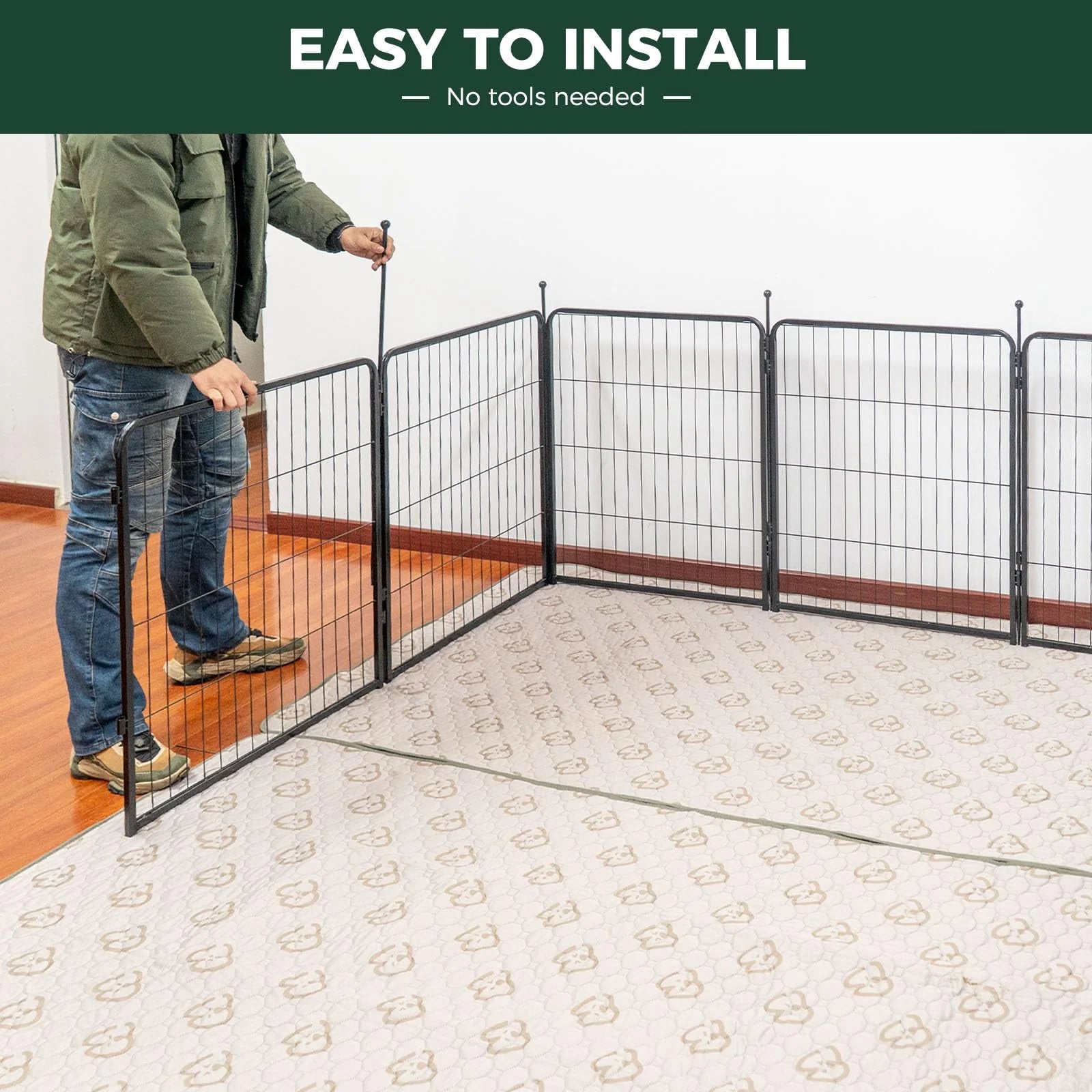 FXW Rollick Unleashed Dog Playpen - 32" for Small Dogs