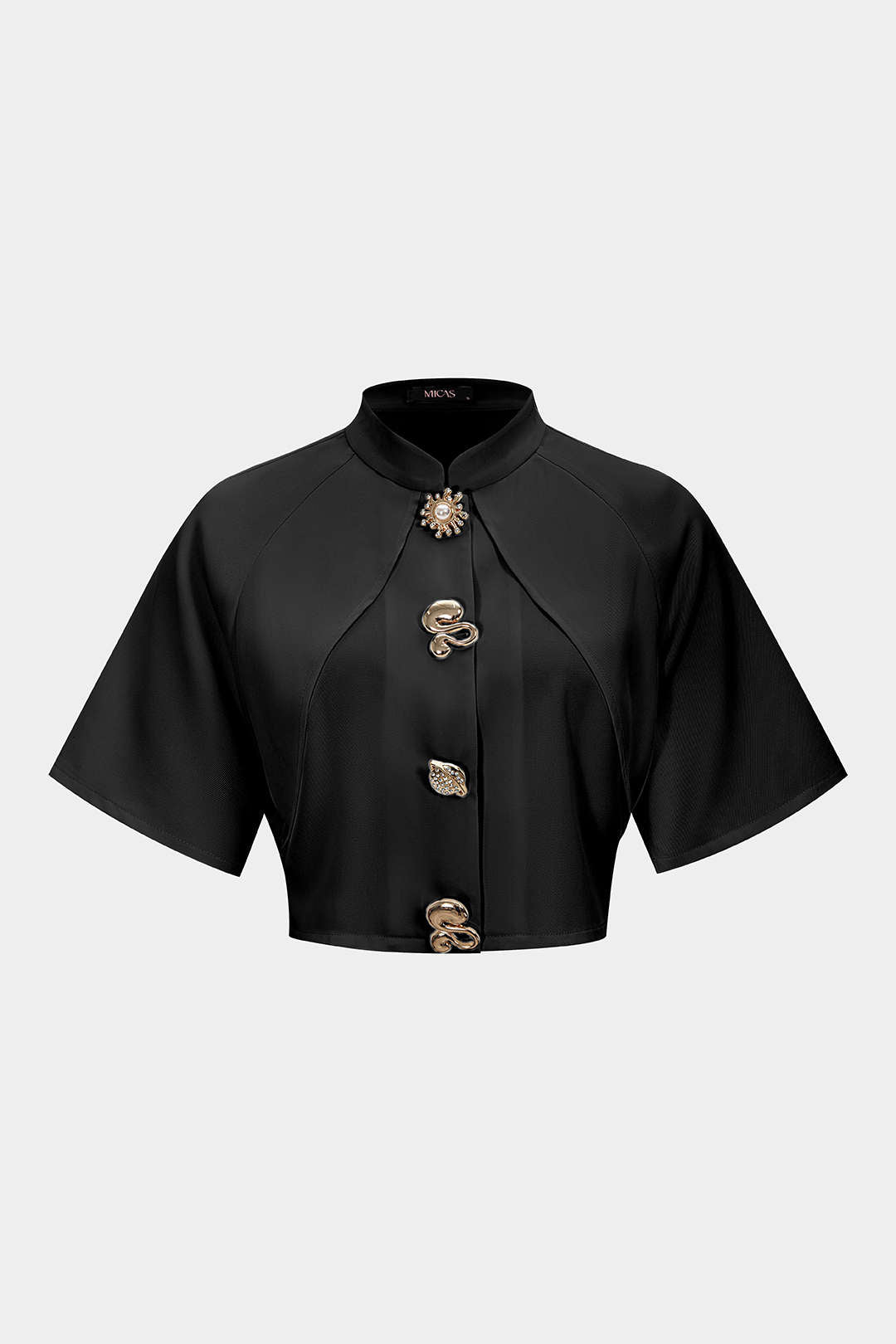 Metallic Textured Slim Blazer