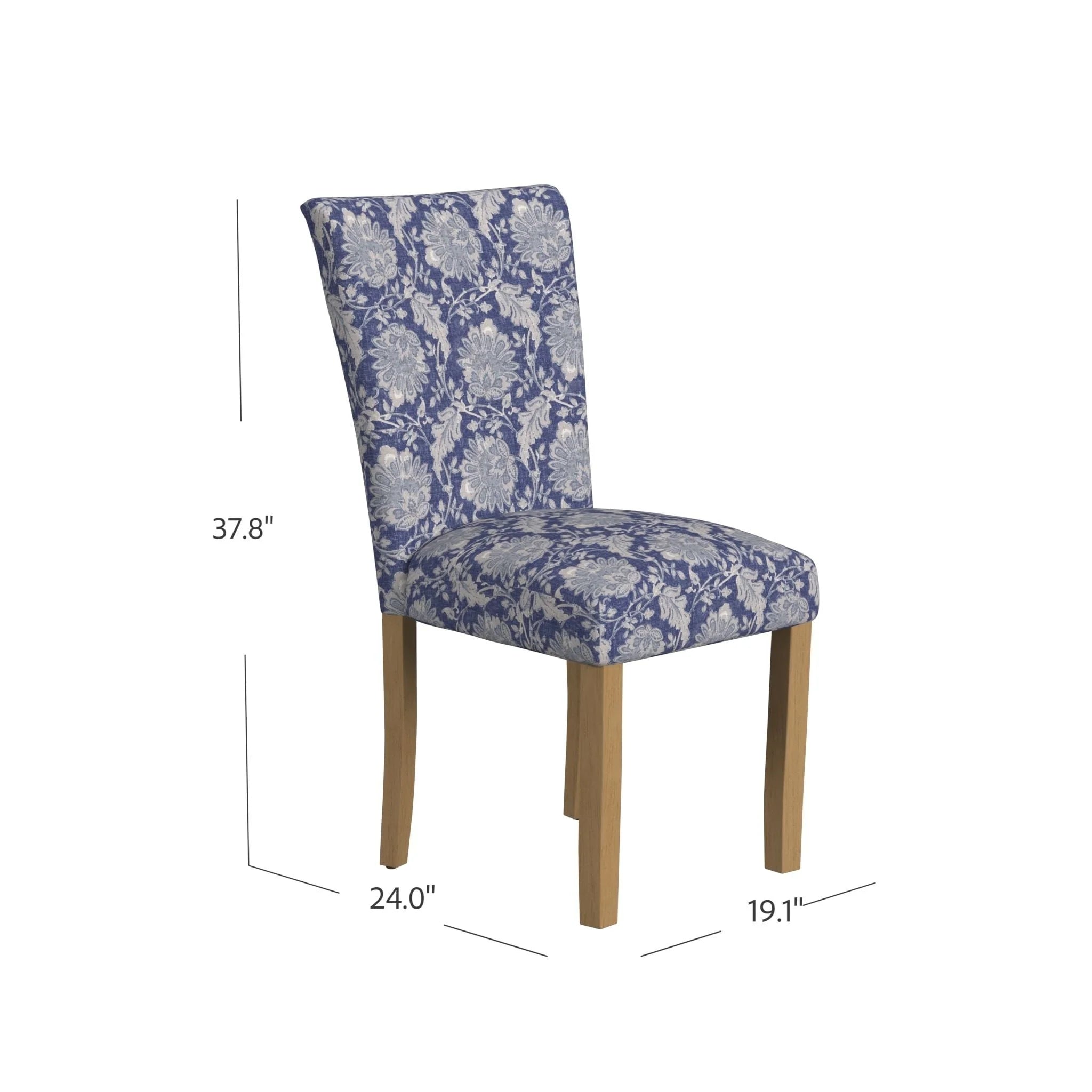 HomePop Classic Parsons Medallion Dining Chair (Set of 2)