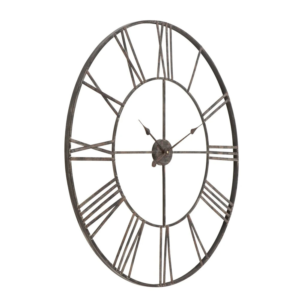 Solange Round Metal Wall Clock