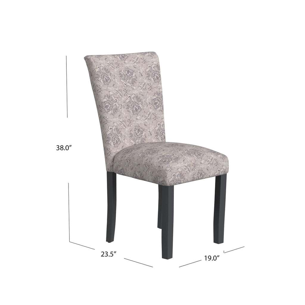 HomePop Classic Parsons Medallion Dining Chair (Set of 2)