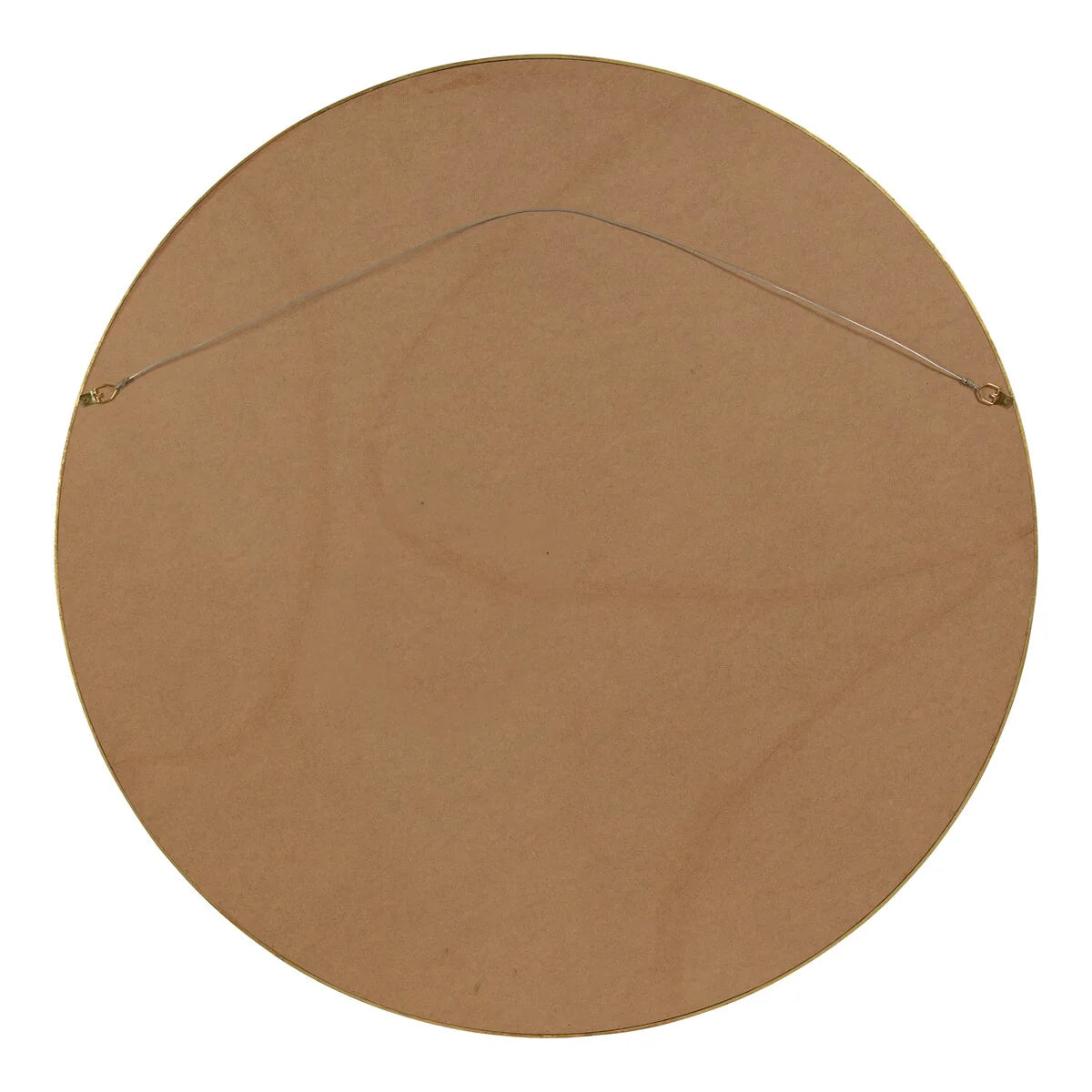 Kate and Laurel Travis Round Wood Accent Wall Mirror