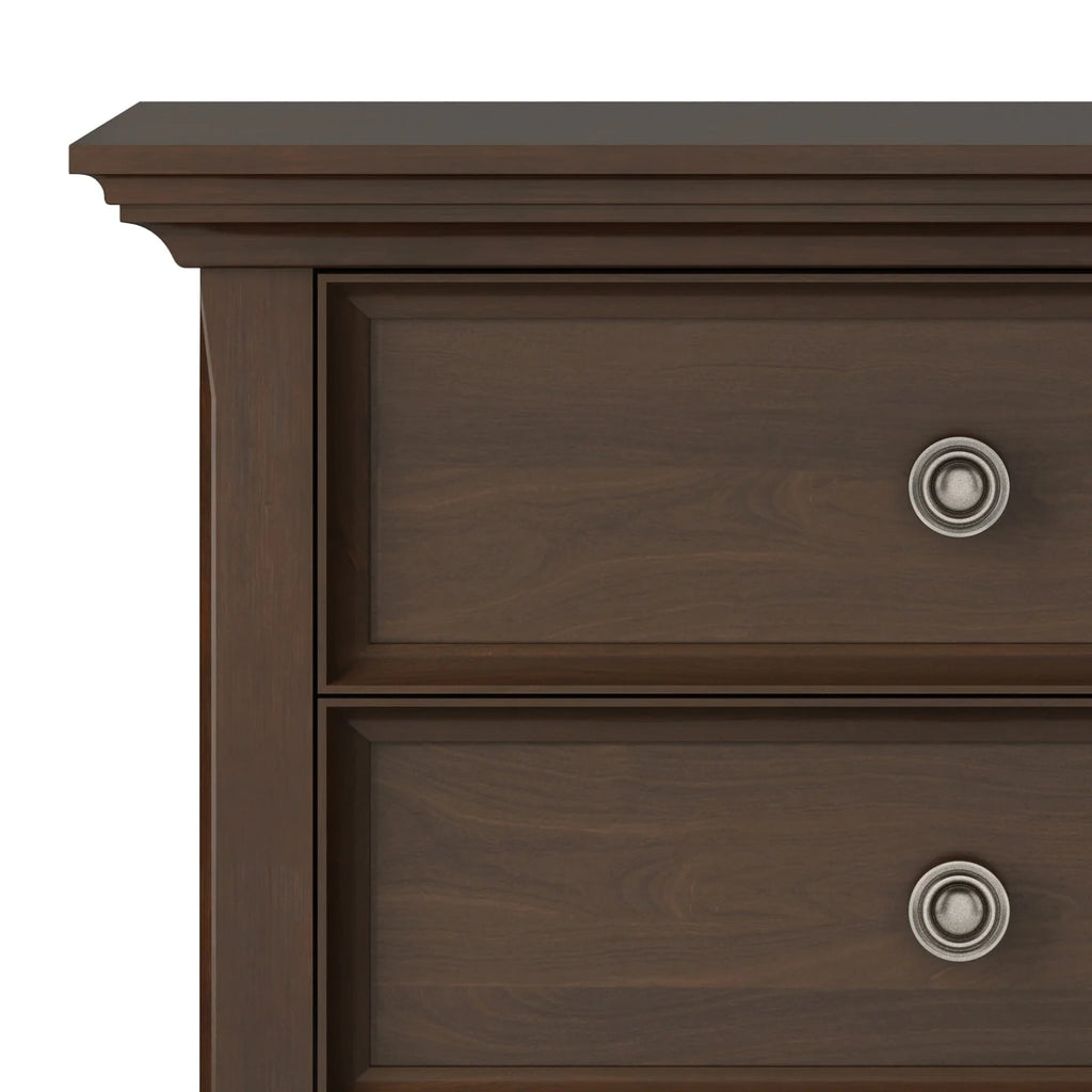 WYNDENHALL Halifax SOLID WOOD 24 inch Wide Bedside Nightstand Table