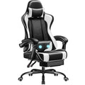 HOMALL Gaming Chair with Footrest and Massage Support
