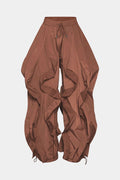 Tie-Up Ruffle Detail Pants
