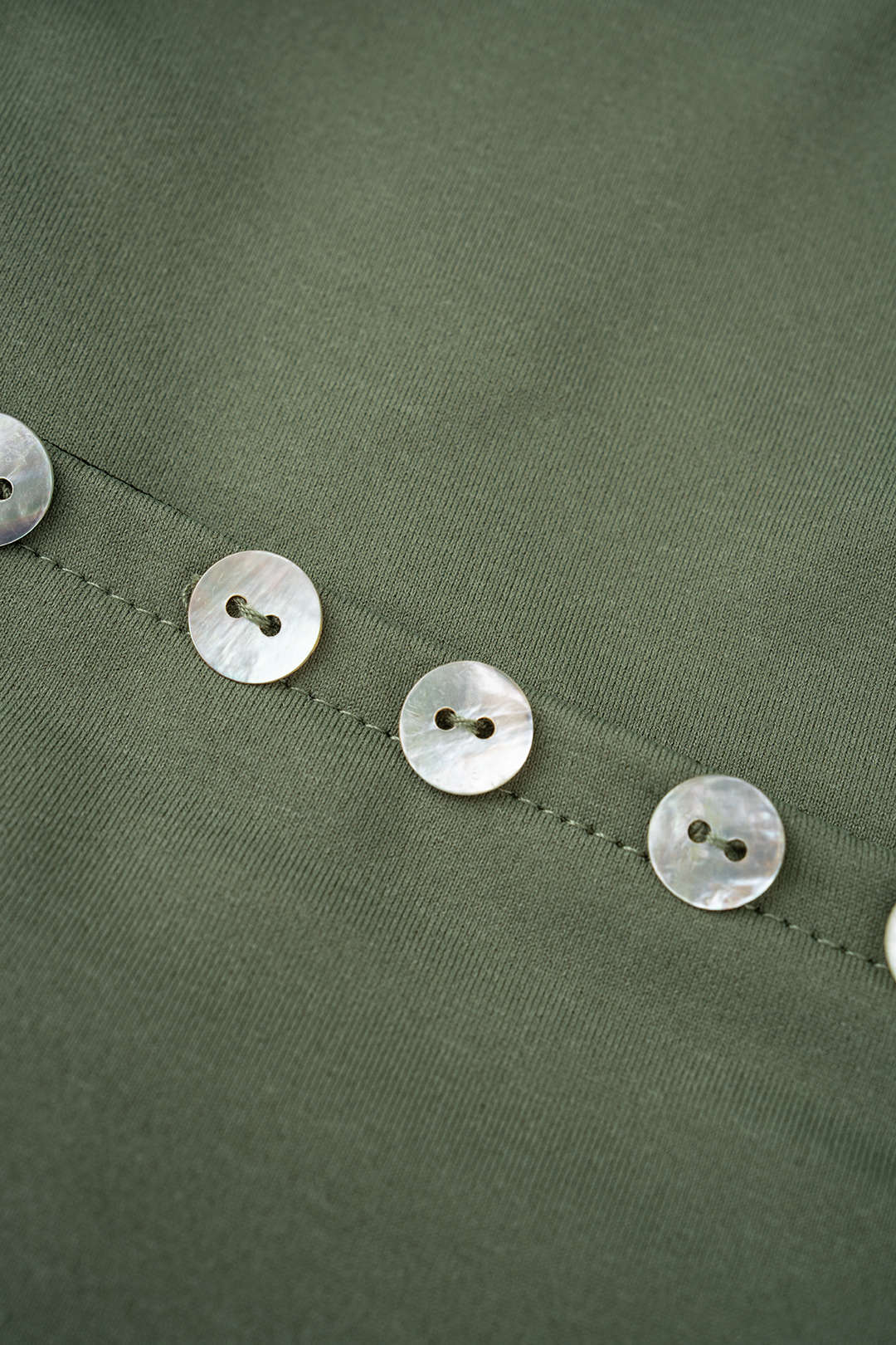 Ruched Button Tube Top