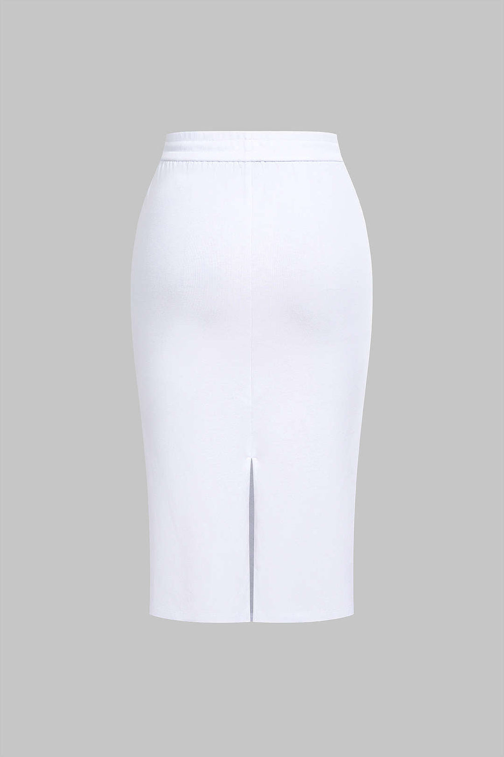 Patchwork Denim Ruched Asymmetrical Skirt
