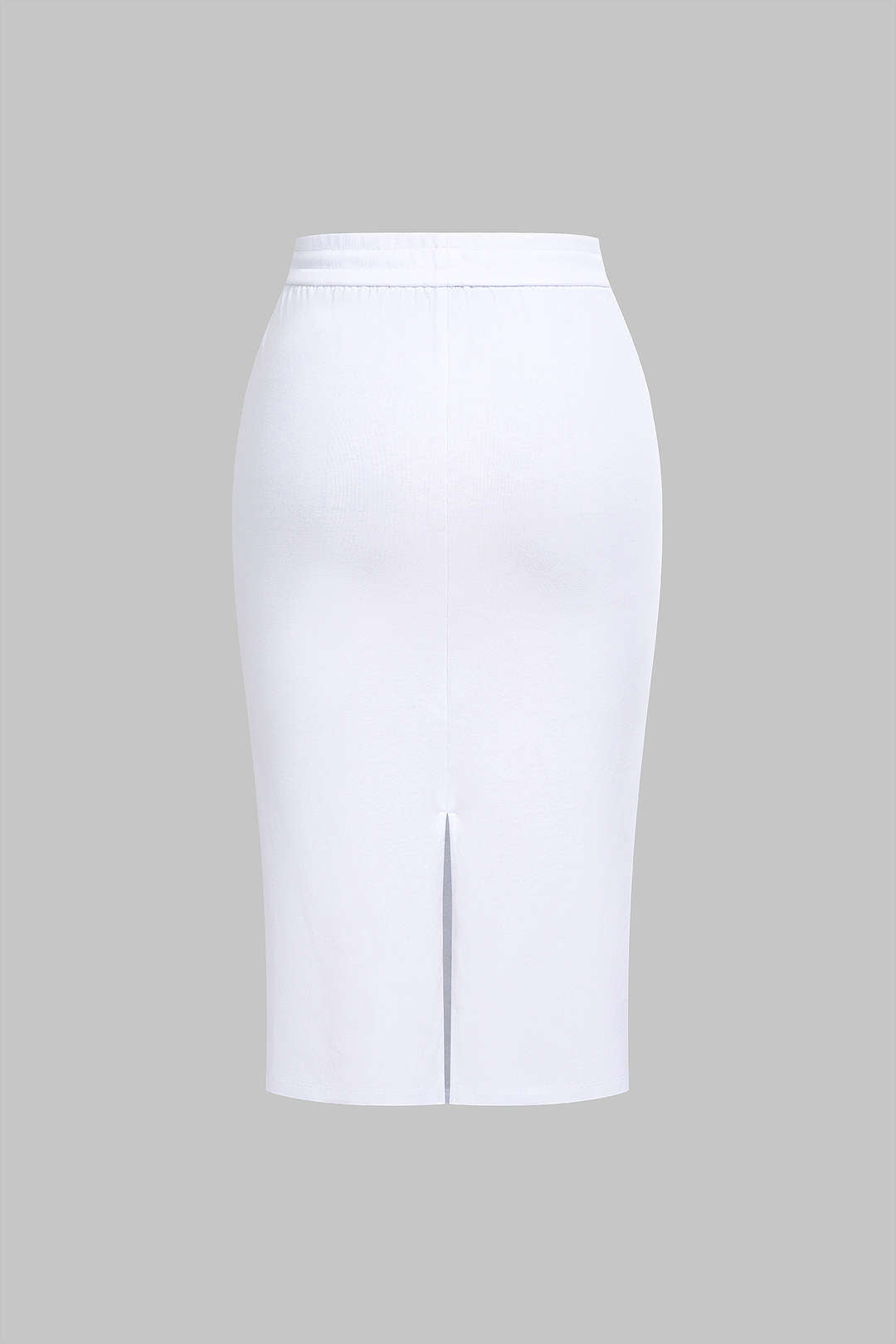 Patchwork Denim Ruched Asymmetrical Skirt
